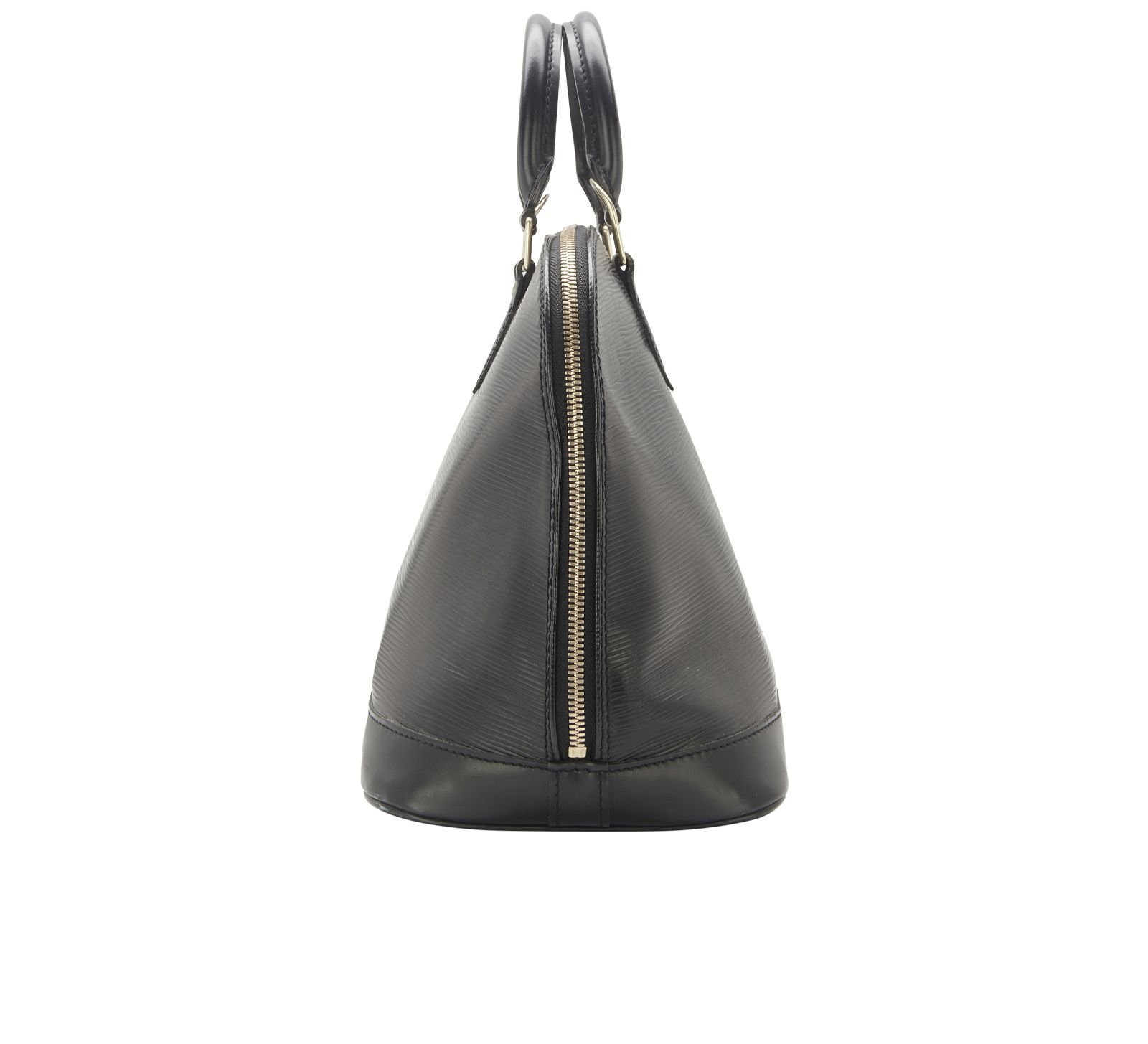 Alma PM, &pound;495, Handbags, Black, Leather, Side view